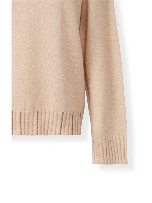 CREW NECK SWEATER FABIANA FILIPPI | MAD215F0280158 CORDA